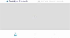 Desktop Screenshot of paradigm-research.com