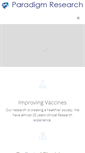 Mobile Screenshot of paradigm-research.com